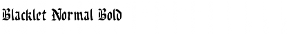 Download Blacklet Normal Bold Font Title Preview