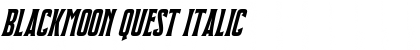 Download Blackmoon Quest Italic Font Title Preview