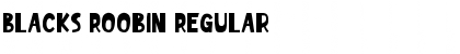 Download Blacks Roobin Regular Font Title Preview