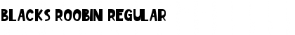 Download Blacks Roobin Regular Font Title Preview