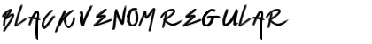 Download Black Venom Regular Font Title Preview