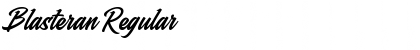 Download Blasteran Regular Font Title Preview