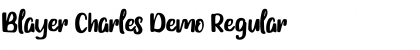 Download Blayer Charles Demo Regular Font Title Preview