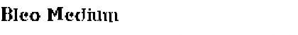 Download Bleo Medium Font Title Preview