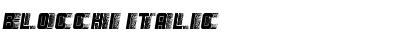 Download Blocchi Italic Font Title Preview
