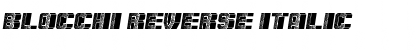 Download Blocchi Reverse Italic Font Title Preview