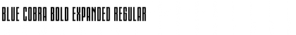 Download Blue Cobra Bold Expanded Regular Font Title Preview
