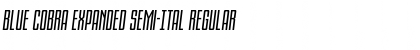 Download Blue Cobra Expanded Semi-Ital Regular Font Title Preview