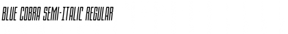 Download Blue Cobra Semi-Italic Regular Font Title Preview