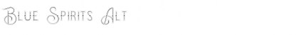 Download Blue Spirits Alt Font Title Preview