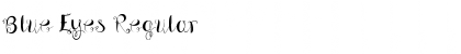Download Blue Eyes Regular Font Title Preview