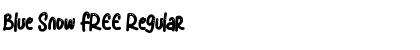 Download Blue Snow FREE Regular Font Title Preview