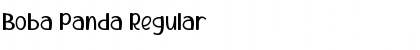 Download Boba Panda Regular Font Title Preview