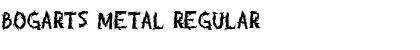 Download Bogarts Metal Regular Font Title Preview