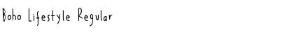 Download Boho Lifestyle Regular Font Title Preview