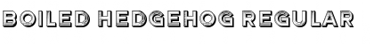 Download Boiled Hedgehog Regular Font Title Preview