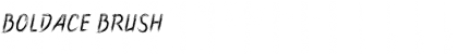 Download Boldace Brush Font Title Preview