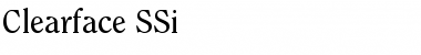 Download Clearface SSi Regular Font Title Preview