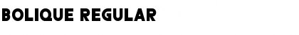 Download Bolique Regular Font Title Preview