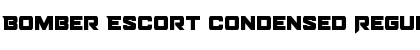 Download Bomber Escort Condensed Regular Font Title Preview