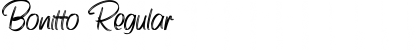 Download Bonitto Regular Font Title Preview
