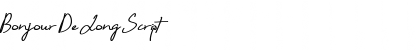 Download Bonjour De Jong Script Font Title Preview