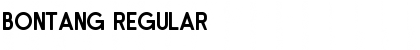Download Bontang Regular Font Title Preview