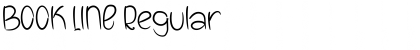 Download BOOK LINE Regular Font Title Preview