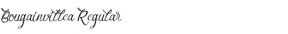 Download Bougainvillea Regular Font Title Preview