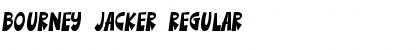 Download Bourney Jacker Regular Font Title Preview