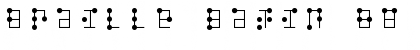 Download Braille Latin HC Regular Font Title Preview