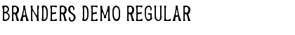 Download Branders DEMO Regular Font Title Preview