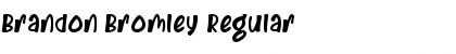 Download Brandon Bromley Regular Font Title Preview