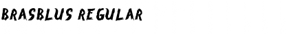Download Brasblus Regular Font Title Preview