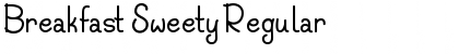 Download Breakfast Sweety Regular Font Title Preview