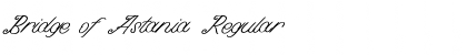 Download Bridge of Astania Regular Font Title Preview