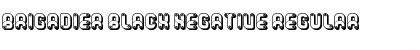 Download Brigadier Black Negative Regular Font Title Preview