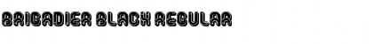 Download Brigadier Black Regular Font Title Preview