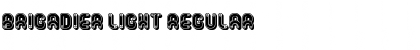 Download Brigadier Light Regular Font Title Preview