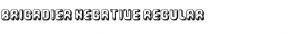 Download Brigadier Negative Regular Font Title Preview