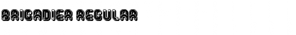 Download Brigadier Regular Font Title Preview