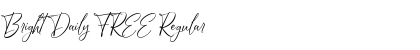 Download Bright Daily FREE Regular Font Title Preview