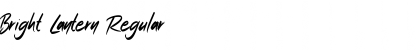 Download Bright Lantern Regular Font Title Preview