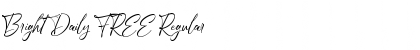 Download Bright Daily FREE Regular Font Title Preview