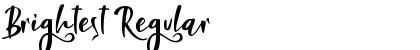 Download Brightest Regular Font Title Preview
