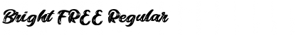 Download Bright FREE Regular Font Title Preview