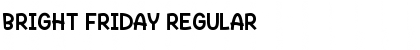Download Bright Friday Regular Font Title Preview