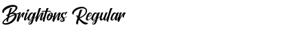 Download Brightons Regular Font Title Preview