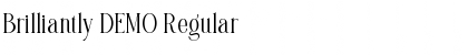 Download Brilliantly DEMO Regular Font Title Preview