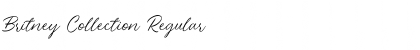 Download Britney Collection Regular Font Title Preview